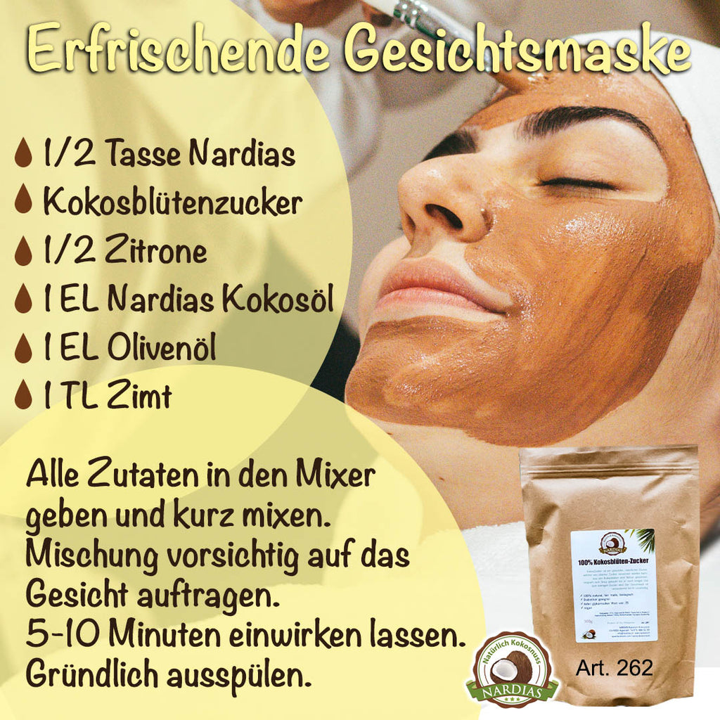 Kokosblütenzucker aus Kokosblütennektar | NARDIAS 1 kg