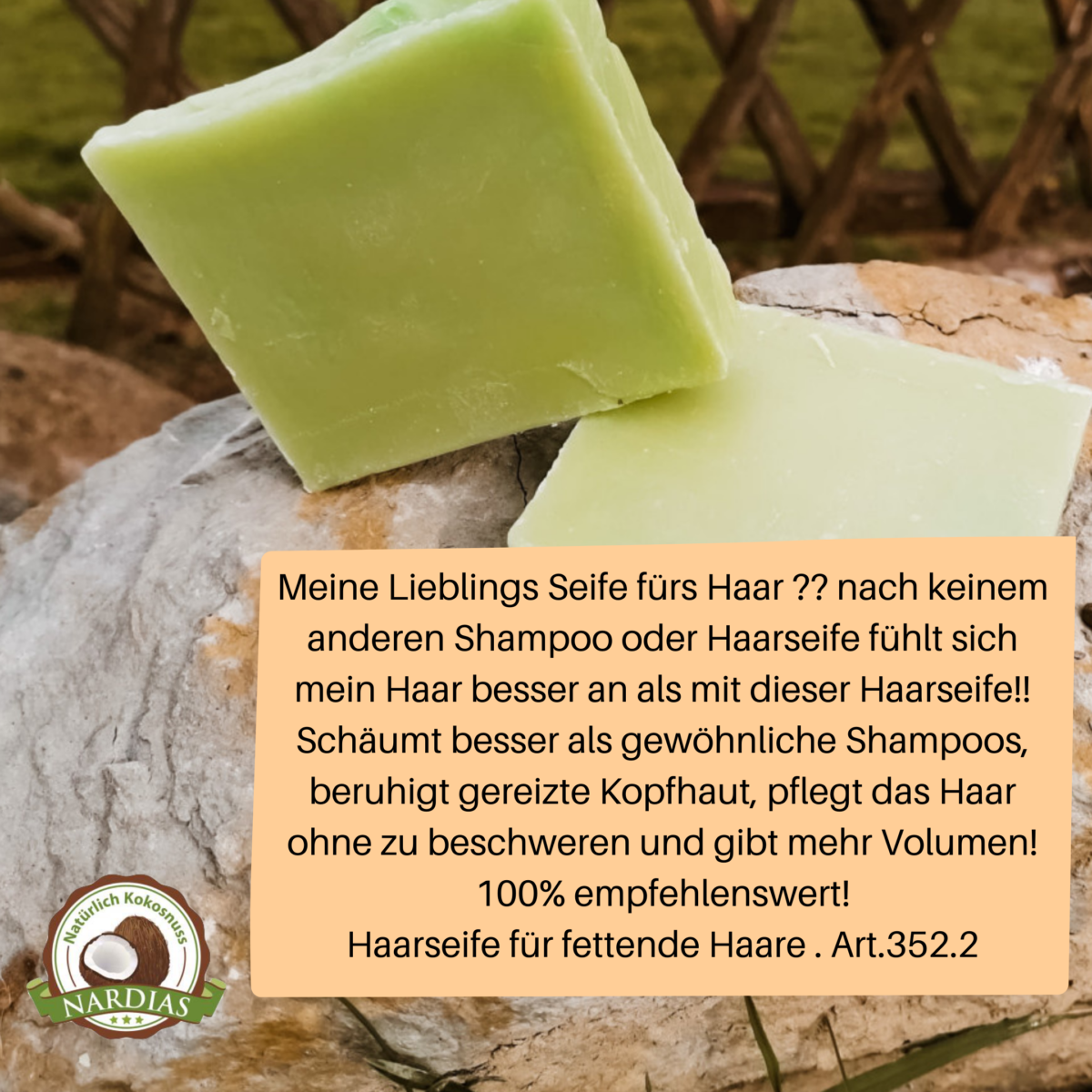 NARDIAS Haarseife für fettende Haare Art.352.2