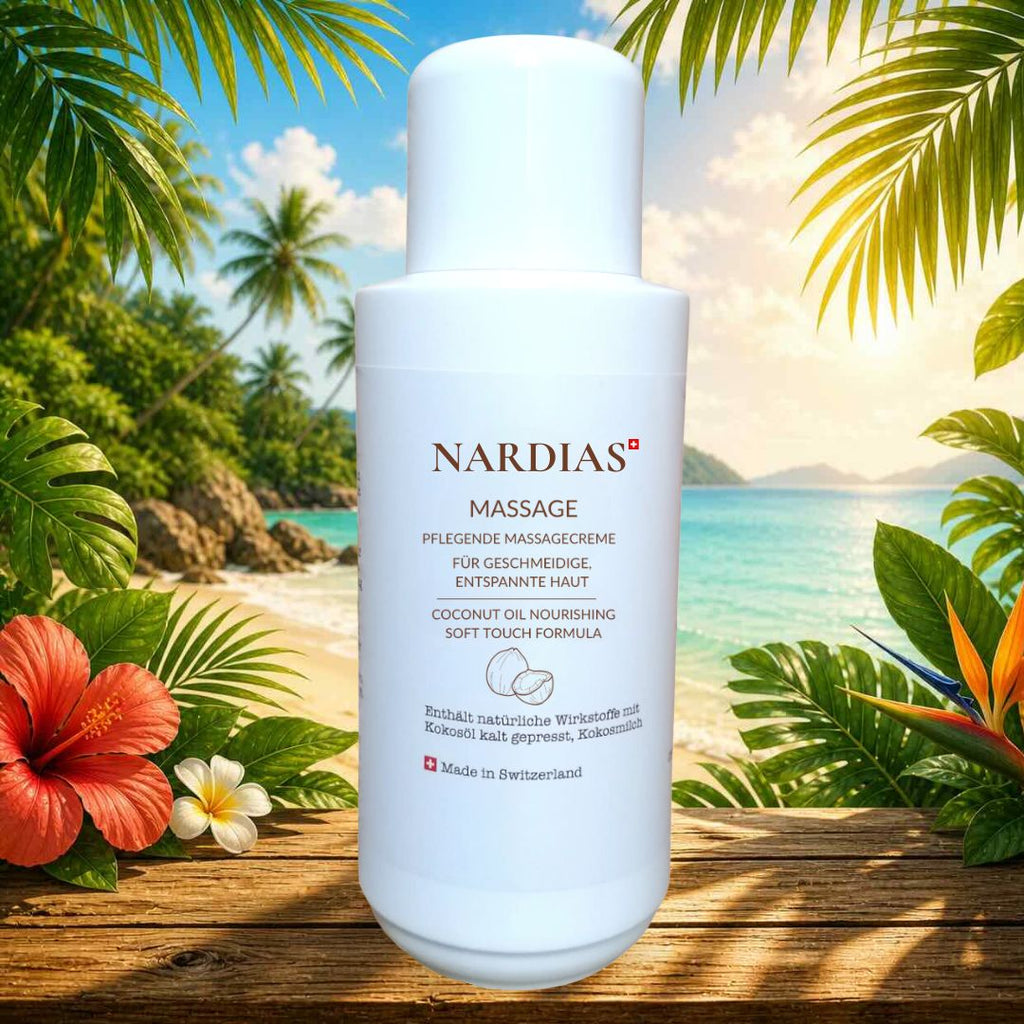 Massagecreme mit Kokosöl | NARDIAS 500 ml