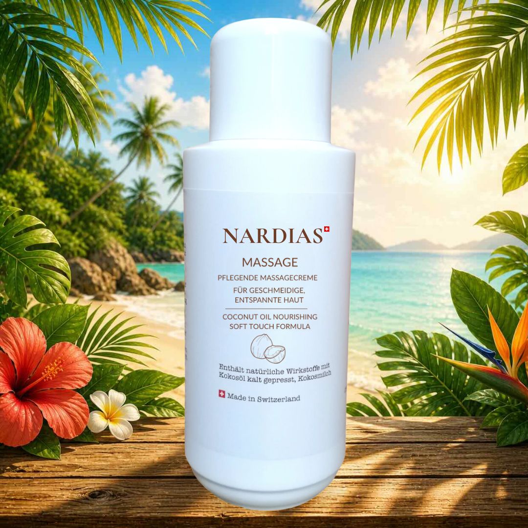 Massagecreme mit Kokosöl | NARDIAS 500 ml