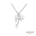 NARDIAS Halskette mit Palme versilbert