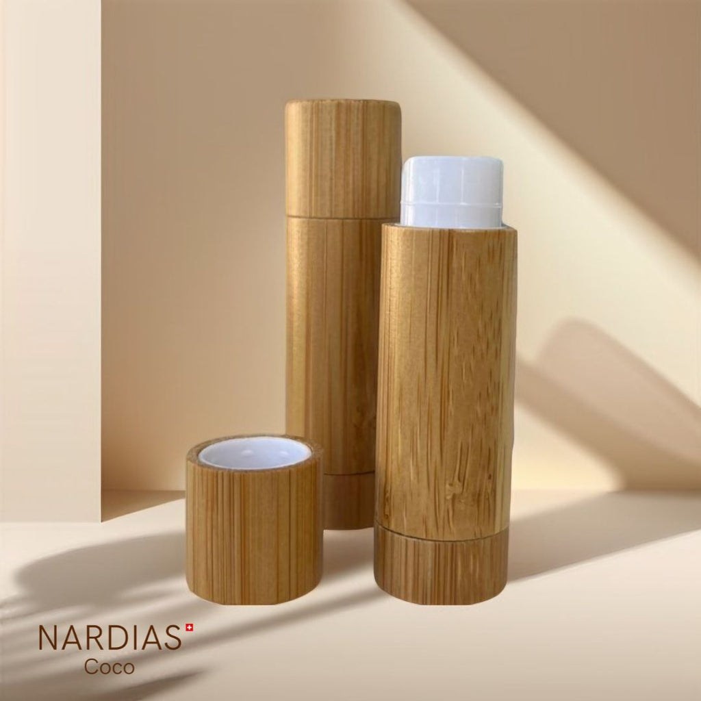 NARDIAS Lippenpflege pflanzlich Bambusverpackung