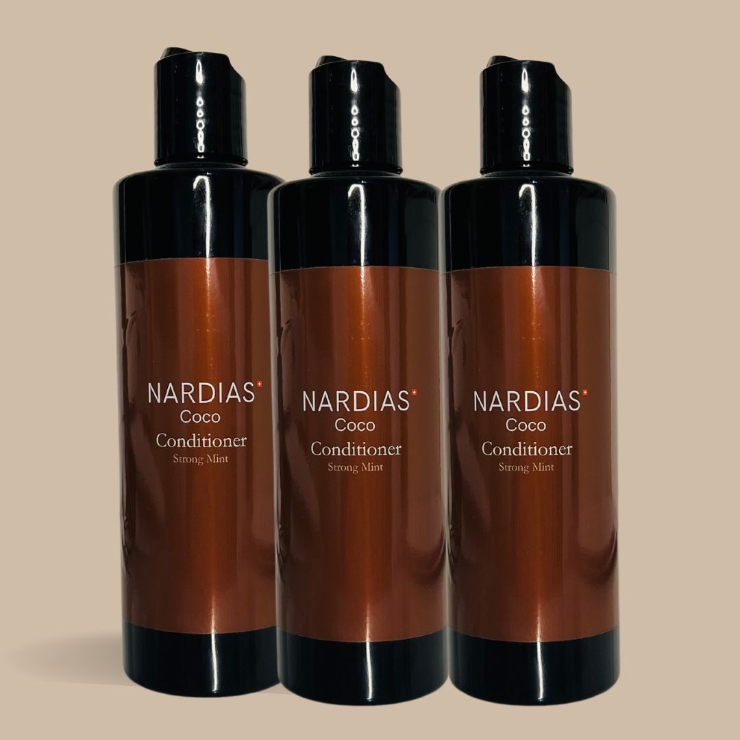 NARDIAS Shampoo Minze 3er Pack Aktion