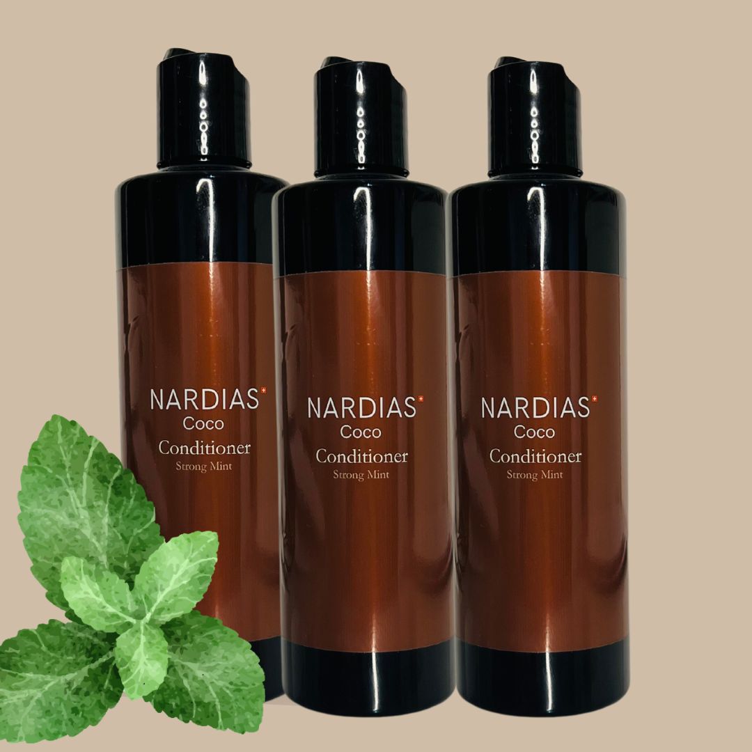 NARDIAS Shampoo Minze 3er Pack Aktion