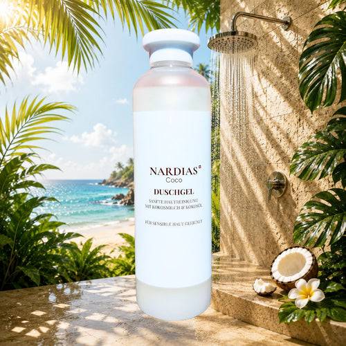 Duschgel mit Kokosöl für sanfte Reinigung | NARDIAS Coco
