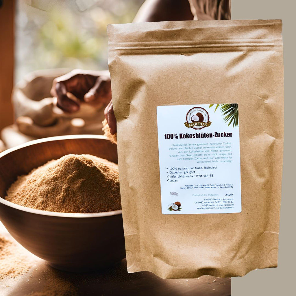 Kokosblütenzucker aus Kokosblütennektar | NARDIAS 1 kg