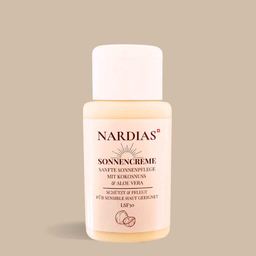 Kokos Sonnencreme LSF 30 mit Kokosöl ohne weissen Film | NARDIAS 100ml