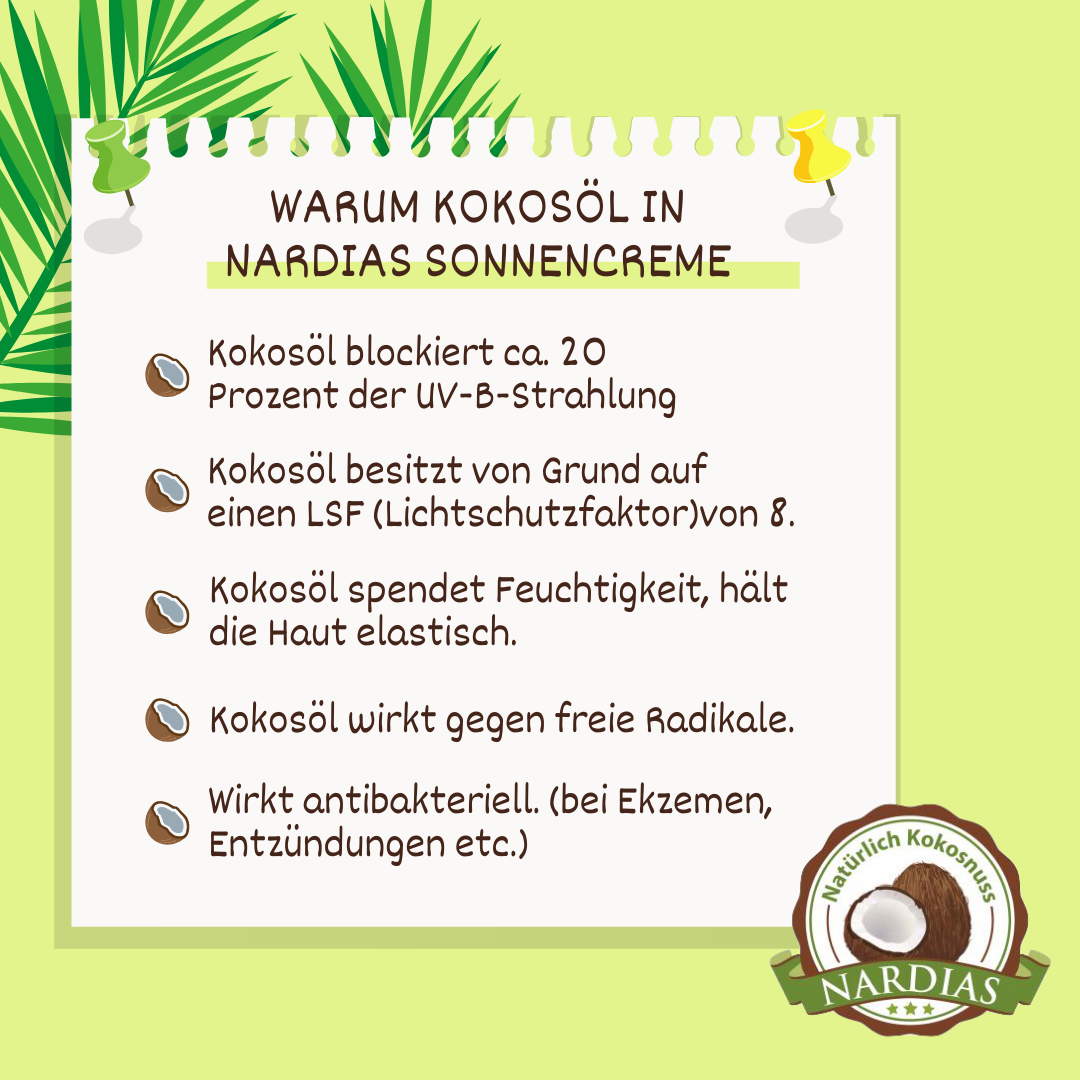 NARDIAS Sonnencreme SF30 500ml