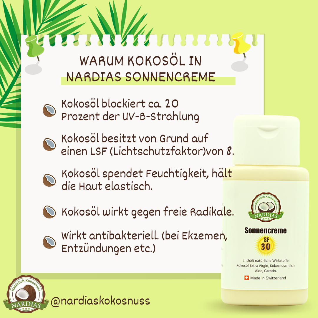 NARDIAS Sonnencreme 100ml SF30