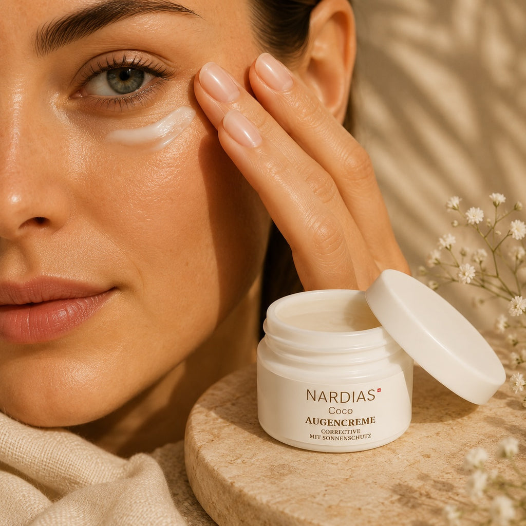 Pflegende Augencreme mit LSF 20 und Kokosöl | NARDIAS