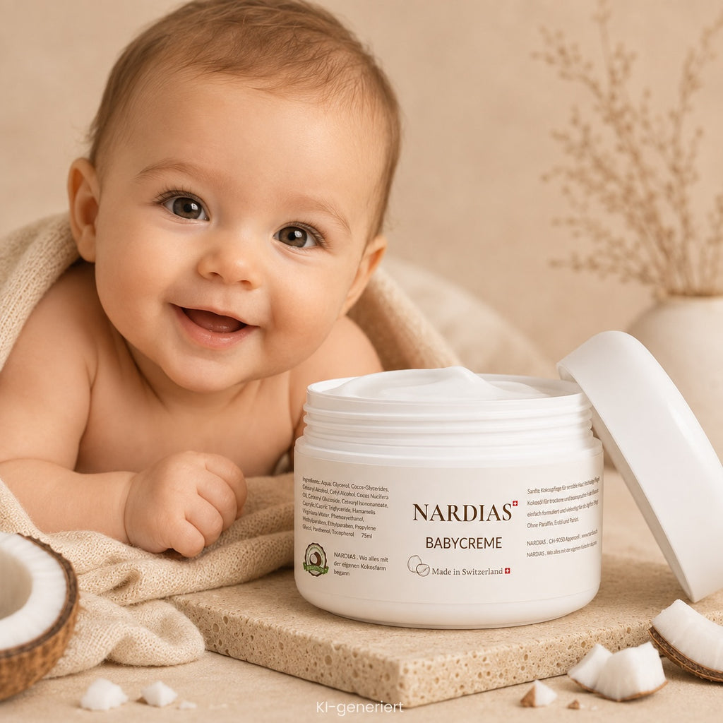 Sanfte Baby Pflegecreme mit Kokosöl | NARDIAS 75ml
