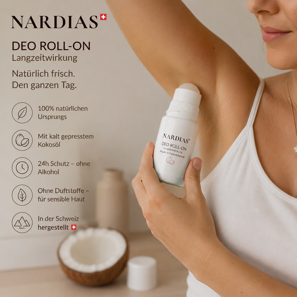 Deo Roll-On – aluminiumfrei im PP| Deodorant mit Kokosöl - NARDIAS COCO