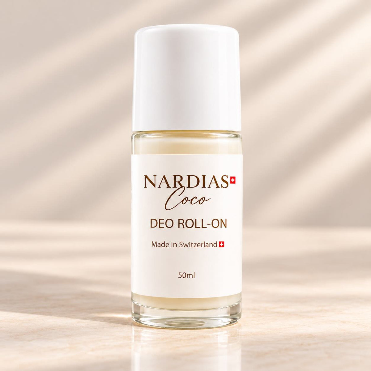Natürlicher Deo Roller ohne Aluminium | NARDIAS Coco im Glas