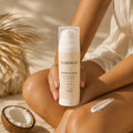Kokos Sonnencreme LSF 30 mit Kokosöl ohne weissen Film | NARDIAS Airless Dispenser