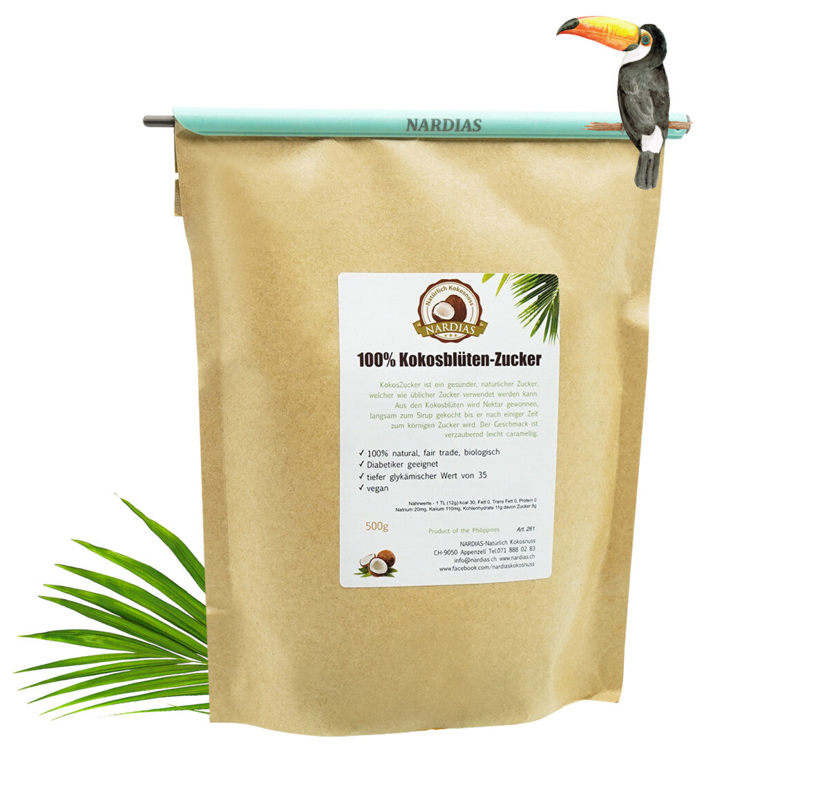 NARDIAS Verschlussklemmen 2 Stück Art.760