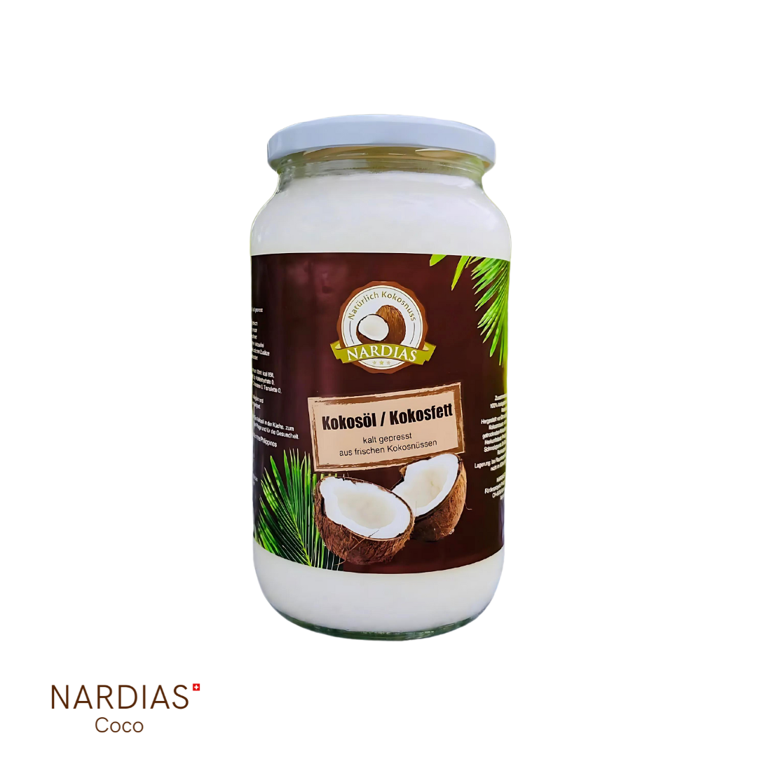 NARDIAS Kokosöl, kalt gepresst 1000ml Art.140