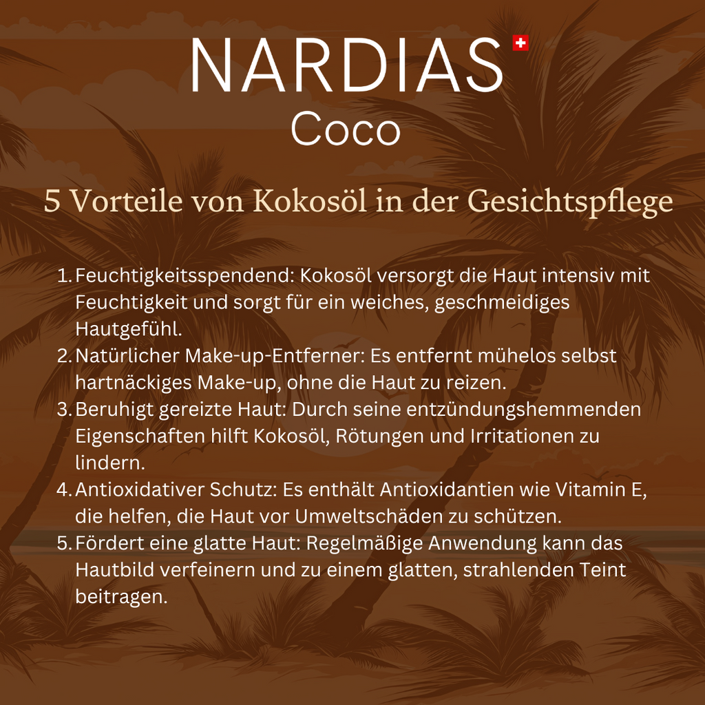 Natürliches Kokosöl kalt gepresst | NARDIAS 1000ml