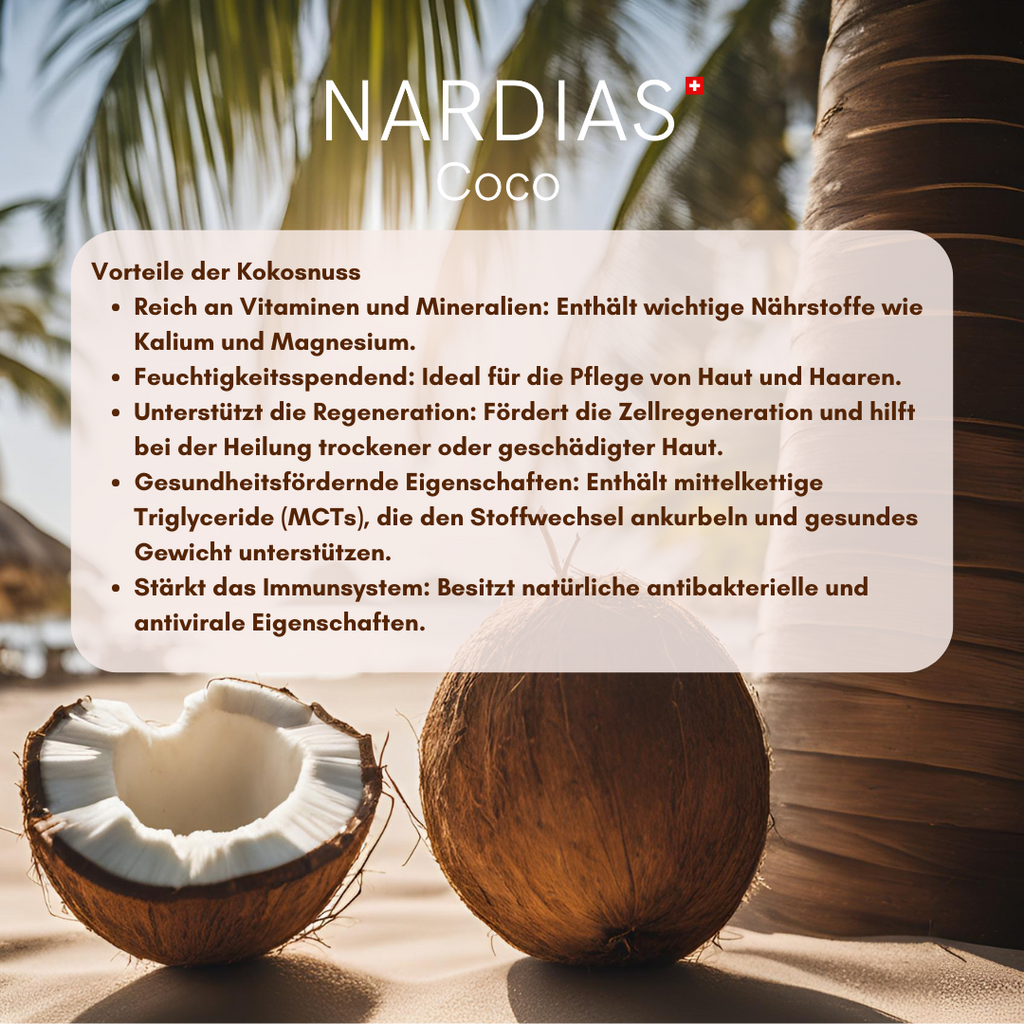 Natürliches Kokosöl kalt gepresst | NARDIAS 1000ml