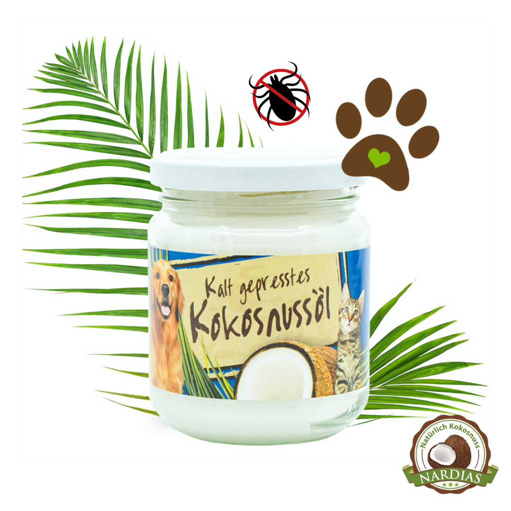 NARDIAS Anti Zecken - Kokosöl - hoher Laurinsäurewert