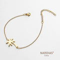 NARDIAS Armband Kette mit Palme vergoldet
