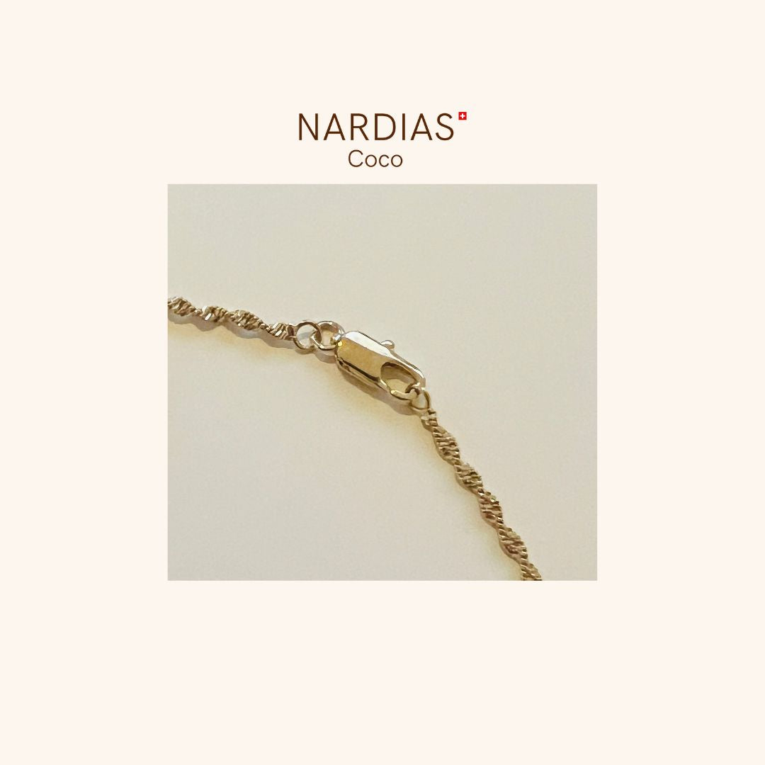 NARDIAS Halskette mit Palme im Rahmen