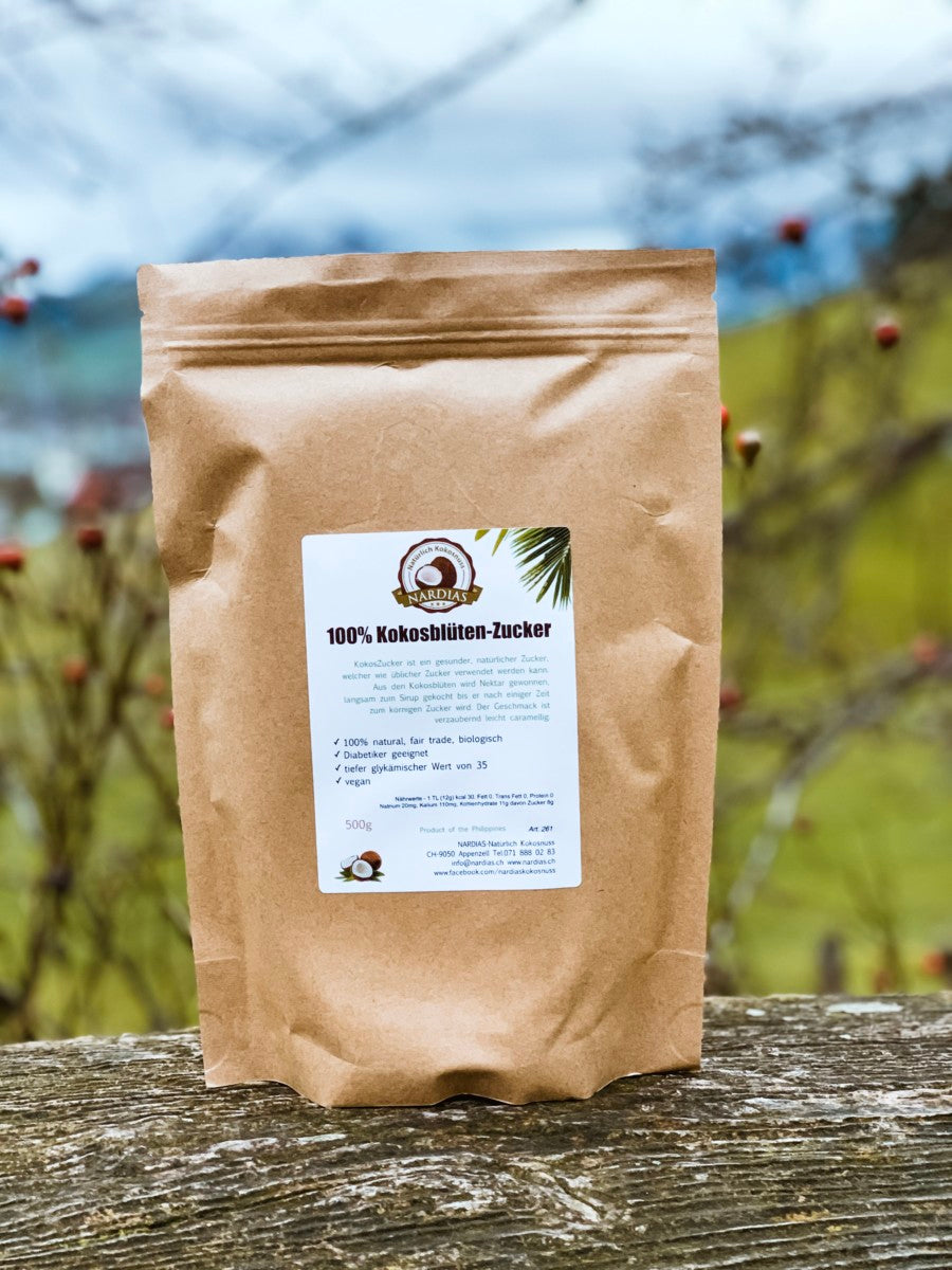 NARDIAS Kokoszucker 1kg (aus Kokosnussblüten-Nektar) Art262
