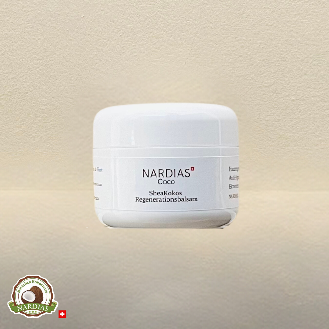 NARDIAS SheaKokos Regenerationsbalsam im klassischen Kunststofftiegel