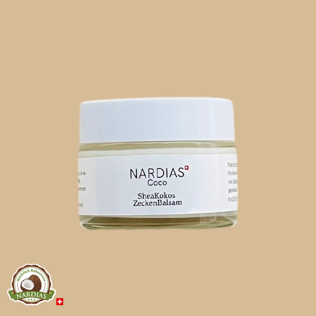 NARDIAS Zecken-Mücken Schutz im Opal Glas Tiegel