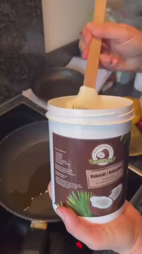 Natürliches Kokosöl kalt gepresst | NARDIAS 1000ml