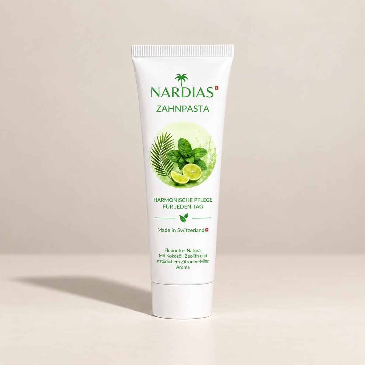 Fluoridfreie Zahnpasta No1 ohne SLS: Hergestellt in der Schweiz NARDIAS
