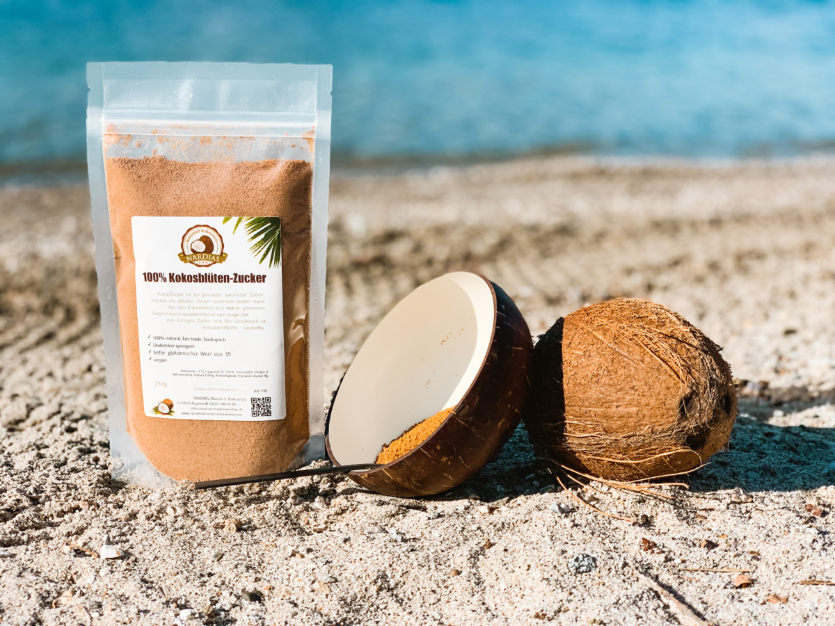 NARDIAS Kokoszucker 1kg (aus Kokosnussblüten-Nektar) Art262 – Bild 4