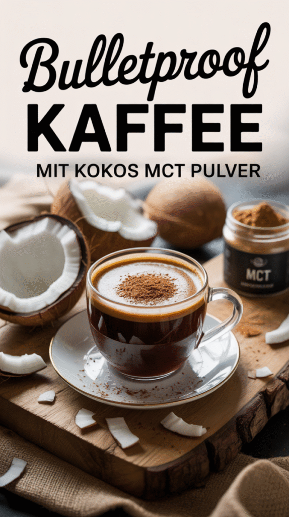 Bulletproof Coffee gehört zum Keto-Lifestyle einfach dazu. Mit Kokos MCT Pulver wird er besonders cremig und bekömmlich. Hier findest du das einfache Rezept, Vorteile und Zubereitungstipps.